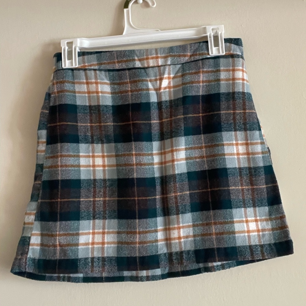 AE Outfitters Plaid A-Line Skirt.